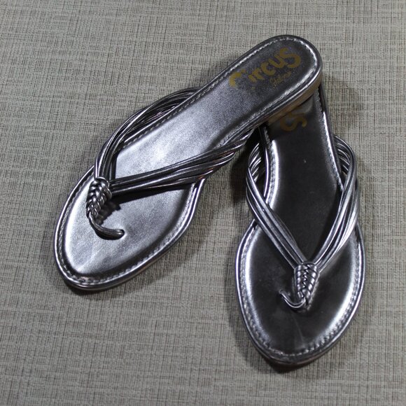 Circus by Sam Edelman Silver Sandals - Picture 1 of 6